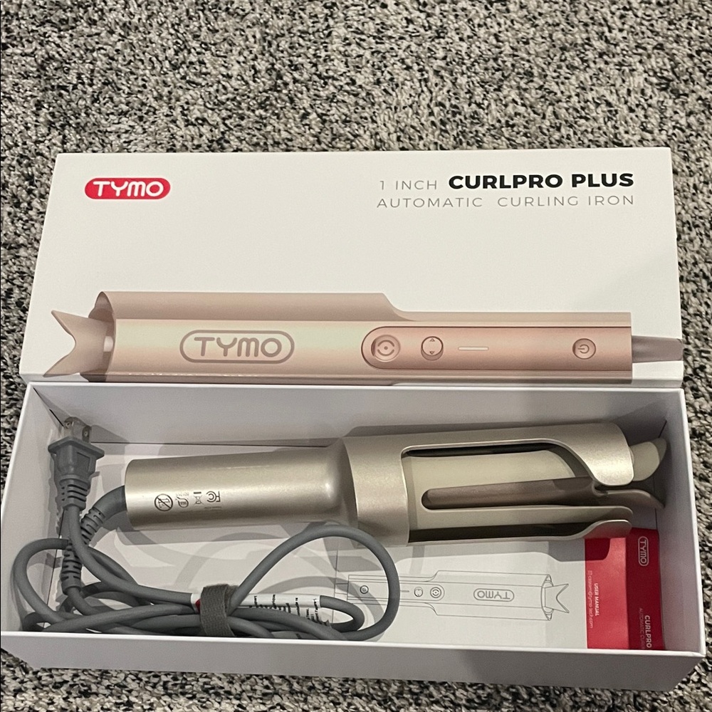 TYMO CurlPro Plus 1-Inch Automatic Curling Iron - Champagne Gold (used)